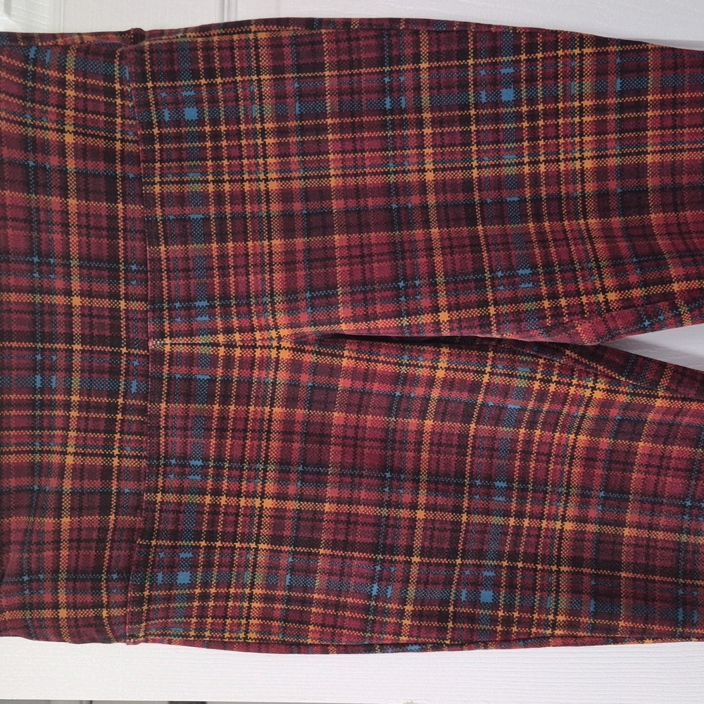 INTRO LOVE The FIT Plaid Tummy Control Leggings - PL